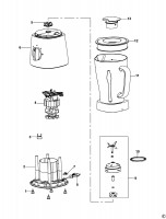 BLACK & DECKER BXJB500E BLENDER (TYPE 1) Spare Parts