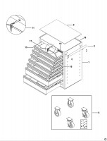 SIDCHROME SCMT50207BK ROLLER CABINET (TYPE 1) Spare Parts