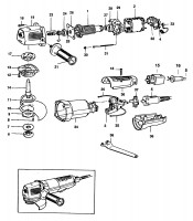 BLACK & DECKER BD11 ANGLE GRINDER (TYPE 1) Spare Parts