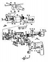 BLACK & DECKER BD308RE HAMMER DRILL (TYPE 1) Spare Parts