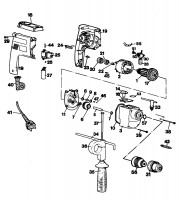 BLACK & DECKER D136RS DRILL (TYPE 1) Spare Parts