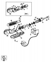 BLACK & DECKER 9038 CORDLESS SCREWDRIVER (TYPE 1) Spare Parts