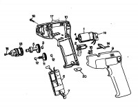 BLACK & DECKER 9026 CORDLESS DRILL (TYPE 1) Spare Parts