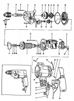 BLACK & DECKER P1249 DRILL (TYPE 1) Spare Parts