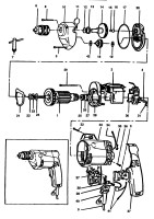 BLACK & DECKER P1149 DRILL (TYPE 1) Spare Parts