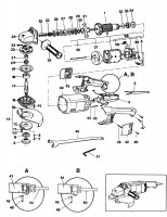 BLACK & DECKER P5941 ANGLE GRINDER (TYPE 1) Spare Parts