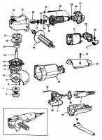 BLACK & DECKER P5412 ANGLE GRINDER (TYPE 1) Spare Parts