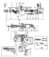 BLACK & DECKER P2621 DRILL (TYPE 1) Spare Parts