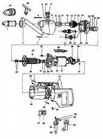 BLACK & DECKER P1625 DRILL (TYPE 1) Spare Parts