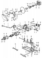 ELU MH155 CIRC. SAW (TYPE 1) Spare Parts