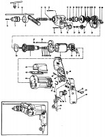 BLACK & DECKER P2219 DRILL (TYPE 1) Spare Parts