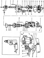 BLACK & DECKER P2246 DRILL (TYPE 1) Spare Parts