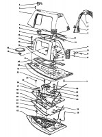 BLACK & DECKER SR150-----B IRON (TYPE 1) Spare Parts