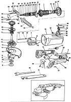 BLACK & DECKER P5916 ANGLE GRINDER (TYPE 1) Spare Parts