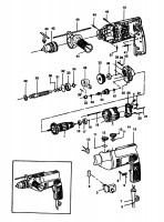 BLACK & DECKER PL20 HAMMER DRILL (TYPE 1) Spare Parts