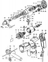 BLACK & DECKER P2264 DRILL (TYPE 1) Spare Parts