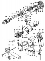 BLACK & DECKER P1264 DRILL (TYPE 1) Spare Parts