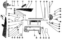 DEWALT DW250-----B MITRE SAW (TYPE 1) Spare Parts