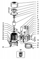 DEWALT DW60------A DUST EXTRACTOR (TYPE 1) Spare Parts