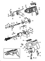 BLACK & DECKER BD255 HAMMER DRILL (TYPE 1) Spare Parts