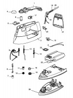 BLACK & DECKER SE540S IRON (TYPE 1) Spare Parts