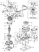 ELU MVS47A ORBITAL SANDER (TYPE 1) Spare Parts