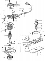 ELU MVS93 ORBITAL SANDER (TYPE 1) Spare Parts