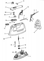 BLACK & DECKER SE30 IRON (TYPE 1) Spare Parts