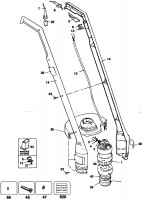 BLACK & DECKER D609 STRING TRIMMER (TYPE 1) Spare Parts