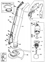 BLACK & DECKER GL210 STRING TRIMMER (TYPE 1) Spare Parts