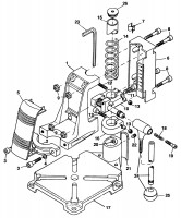 BLACK & DECKER D2002 DRILL STAND (TYPE 1) Spare Parts