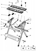 BLACK & DECKER WM300 WORKMATE (TYPE 1) Spare Parts