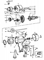 BLACK & DECKER BD204 DRILL (TYPE 1) Spare Parts