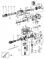 BLACK & DECKER BD654 ROTARY HAMMER (TYPE 1) Spare Parts