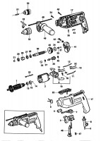 BLACK & DECKER BD251 DRILL (TYPE 1) Spare Parts