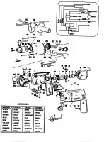 BLACK & DECKER D308RLE HAMMER DRILL (TYPE 1) Spare Parts