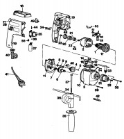 BLACK & DECKER D240RT HAMMER DRILL (TYPE 1) Spare Parts