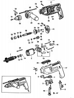 BLACK & DECKER BD249 DRILL (TYPE 1) Spare Parts