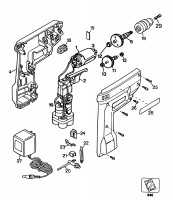 BLACK & DECKER 9013 CORDLESS DRILL (TYPE 3) Spare Parts