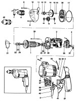 BLACK & DECKER P1146 DRILL (TYPE 1) Spare Parts