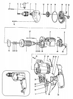 ELU ESD705 DRILL (TYPE 1) Spare Parts