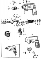 BLACK & DECKER P2169 DRILL (TYPE 1) Spare Parts
