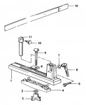 ELU E34638 TOOL REST (TYPE 1) Spare Parts