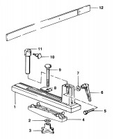 ELU E34609 TOOL REST (TYPE 1) Spare Parts