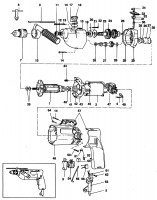 BLACK & DECKER P2221 DRILL (TYPE 1) Spare Parts