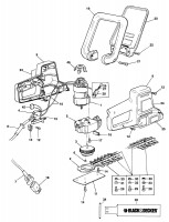 BLACK & DECKER GT230 HEDGETRIMMER (TYPE 1) Spare Parts