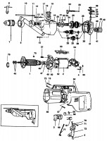 BLACK & DECKER P2615 DRILL (TYPE 1) Spare Parts