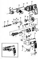 BLACK & DECKER P2000 DRILL (TYPE 1) Spare Parts