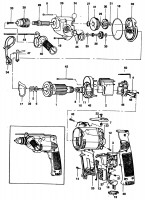 BLACK & DECKER P8802 DRILL (TYPE 1) Spare Parts