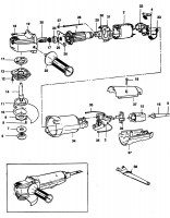 BLACK & DECKER 5413 SANDER/GRINDER (TYPE 1) Spare Parts